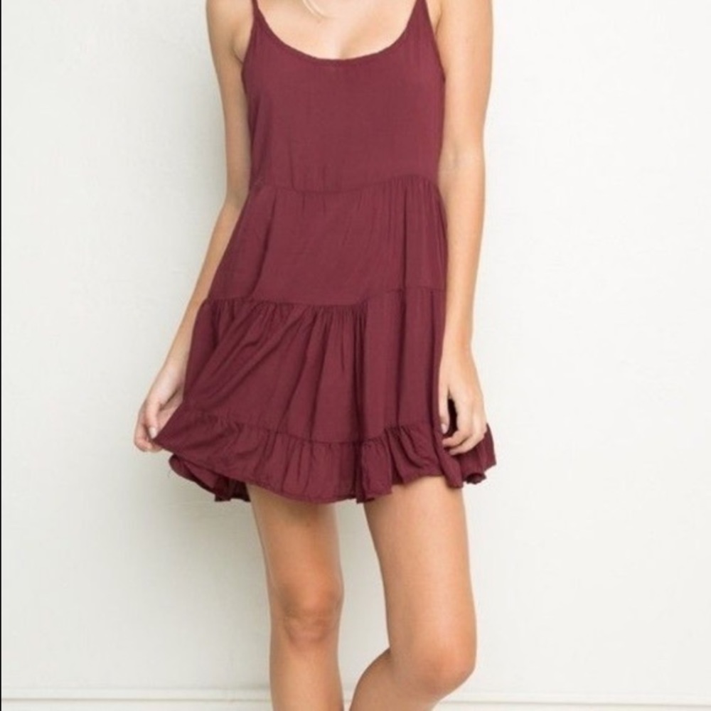 Brandy Melville | maroon swing dress